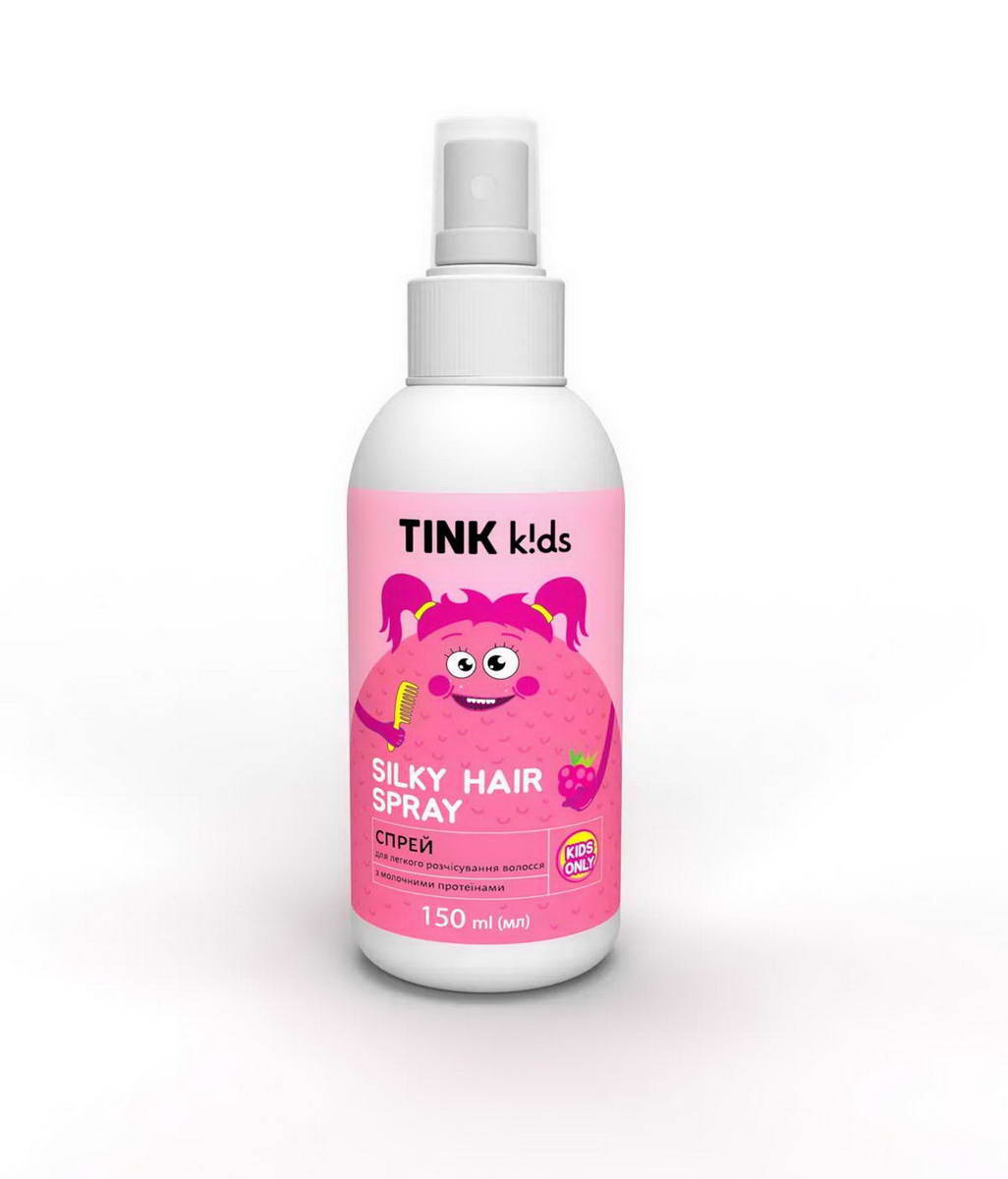 Спрей для легкого розчісування волосся дитячий Tink kids Silky Hair Spray 150 мл
