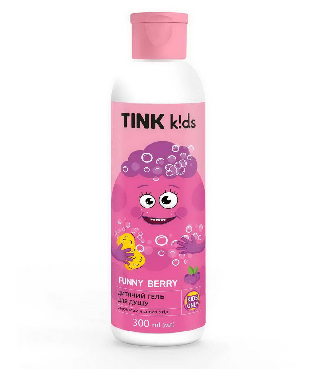 Гель для душу дятячий Tink kids Funny Berry 300 мл