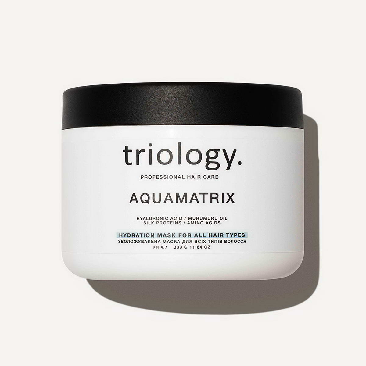 Маска Зволожувальна для всіх типів волосся Triology Aquamatrix 330 г