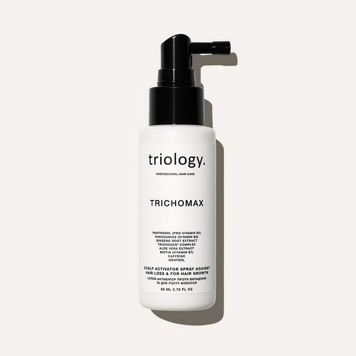Спрей Активатор для відновлення природного росту волосся Triology Trichomax 80 мл