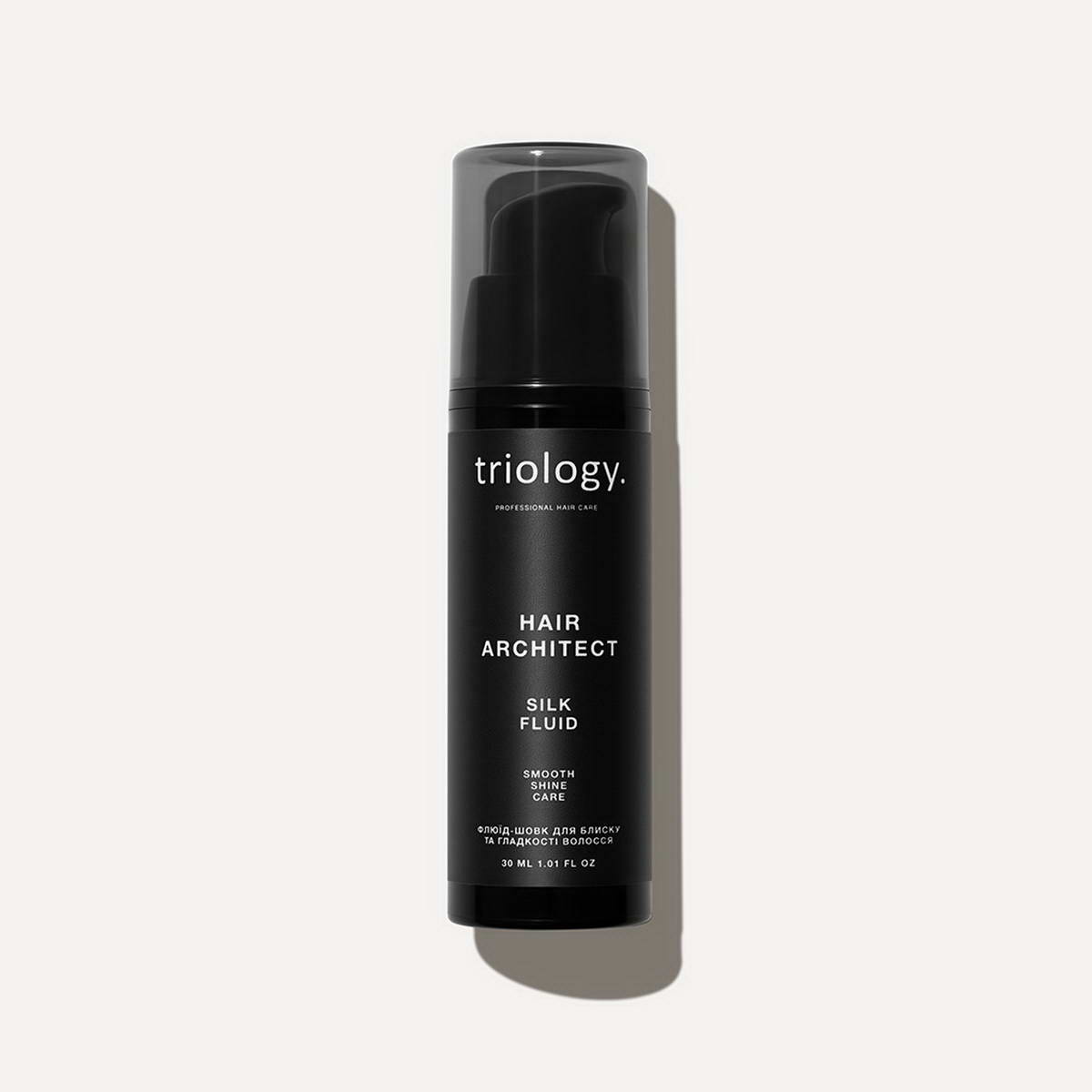 Флюїд-шовк для блиску та гладкості волосся Triology Hair Architect 30 мл