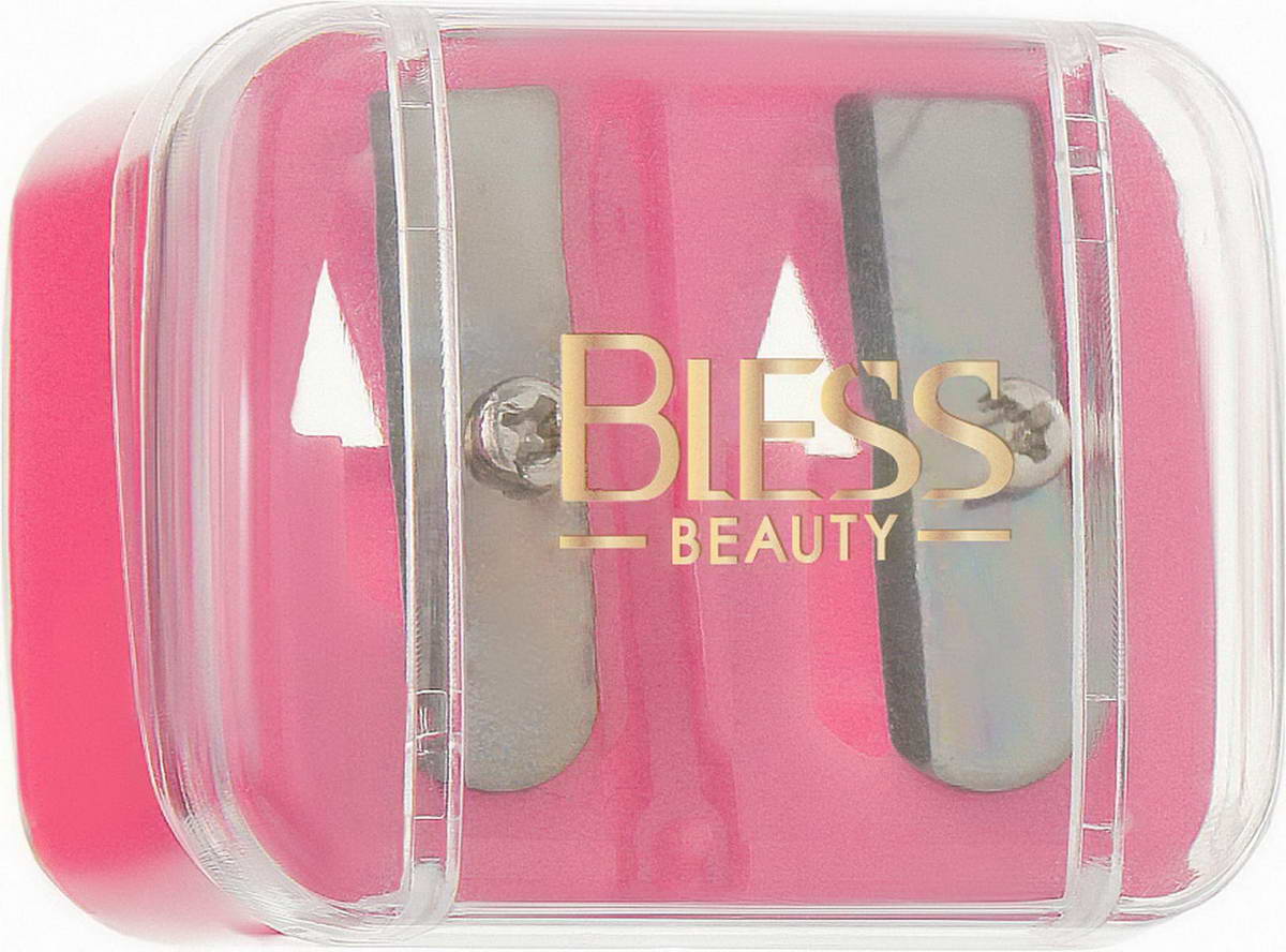 Точилка для олівців подвійна Bless Beauty (світло-рожева)