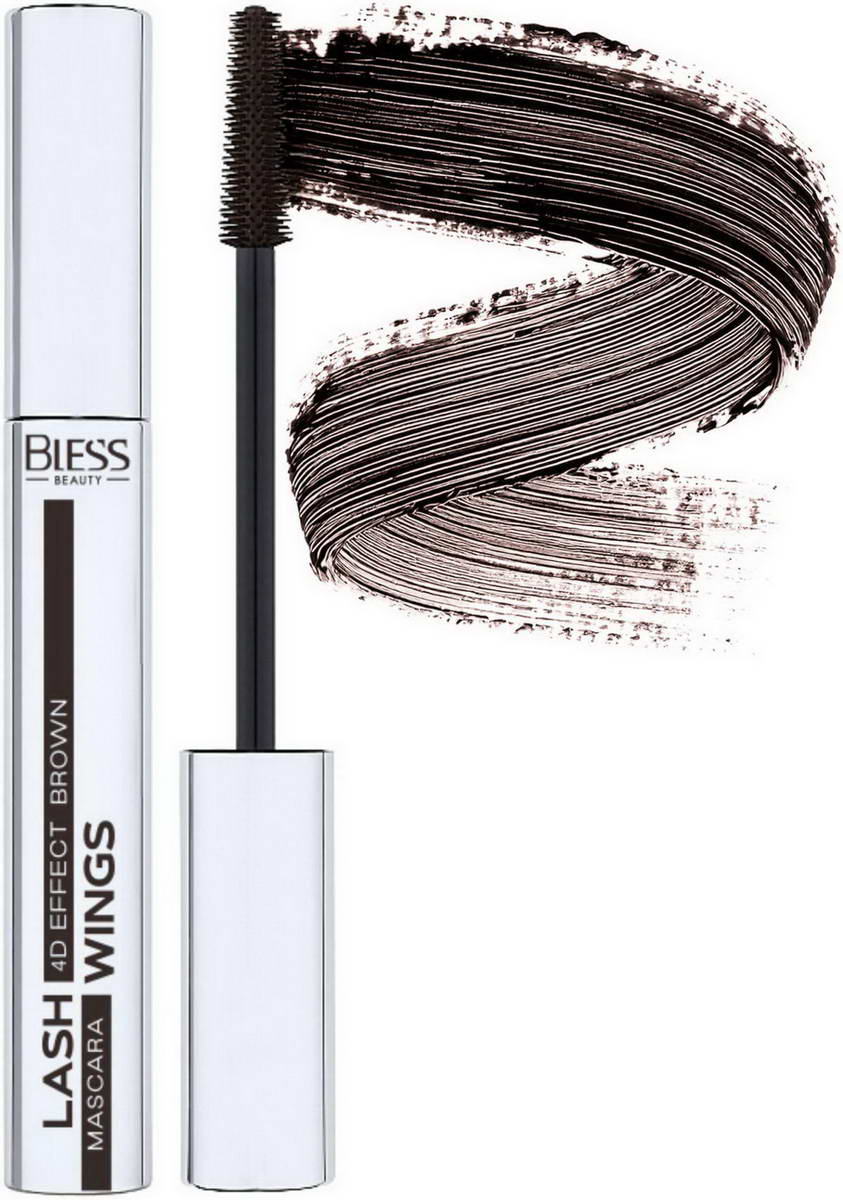 Туш для вій коричнева Bless Beauty Lash Wings Brown