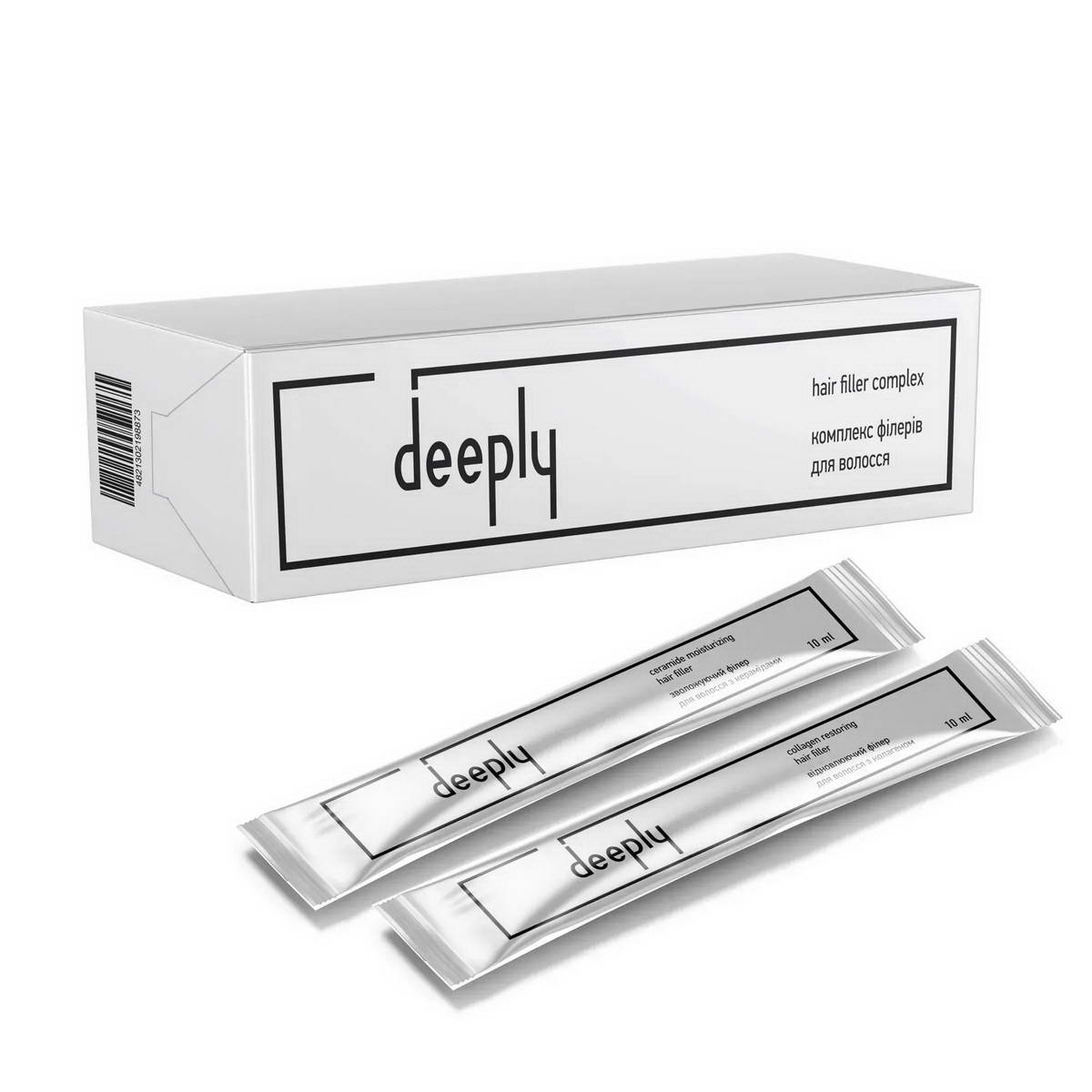 Комплекс філлерів для волосся Deeply Hair Filler Complex 6 шт * 10 мл