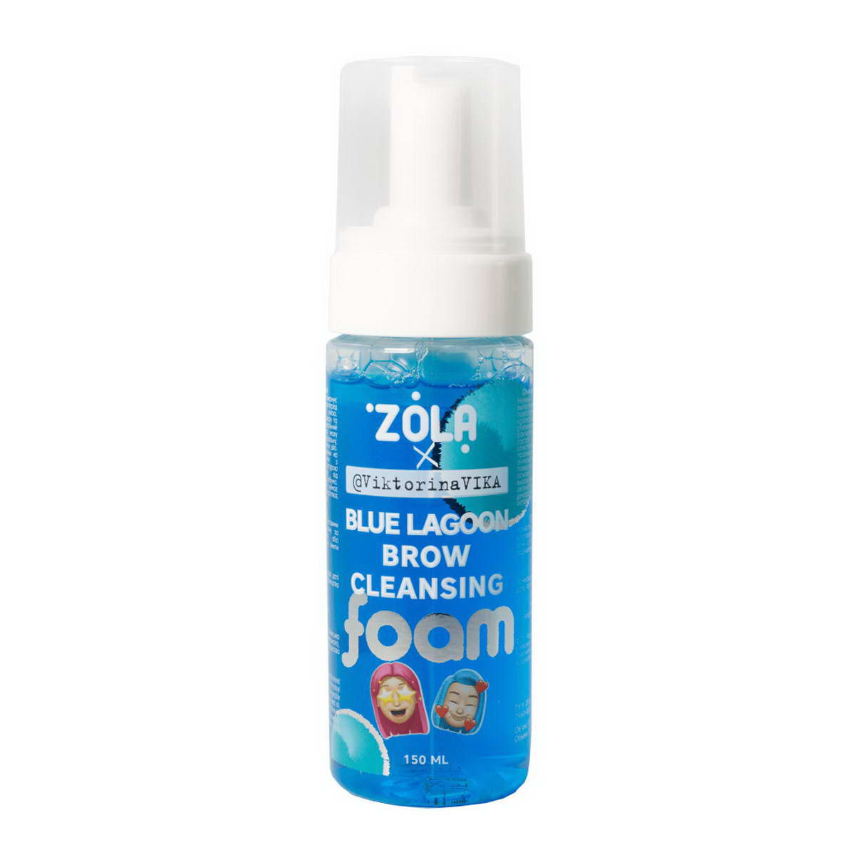 Zola Піна для брів очищувальна блакитна Blue Lagoon Brow Cleansing 150мл