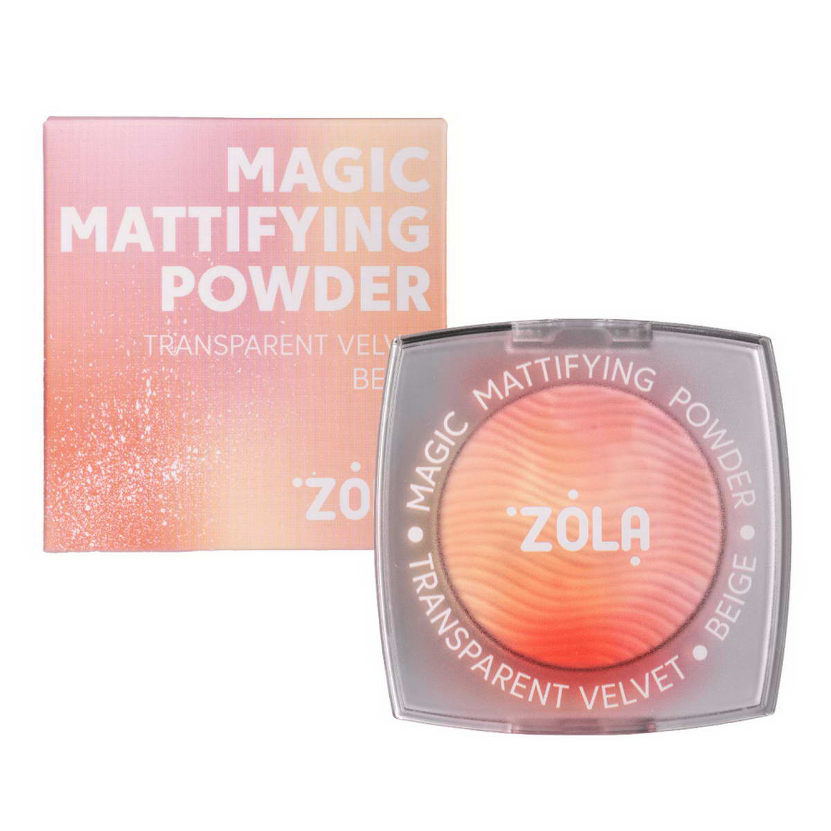Zola Пудра Magic Mattifying Powder Beige
