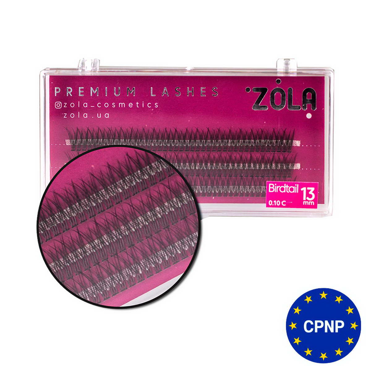 Zola Вії-пучки Birdtail 13 mm