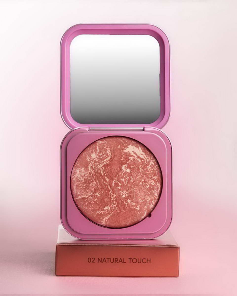 Zola Рум’яна Velvet Blush Glow 02 Природний дотик Natural Touch