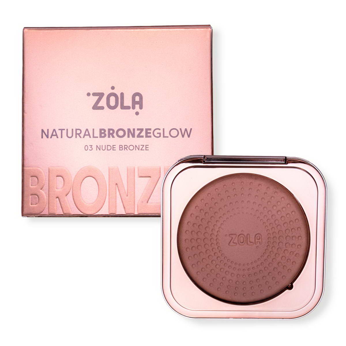 Бронзер для обличчя Zola Natural Bronze Glow (Nude Bronze 03)